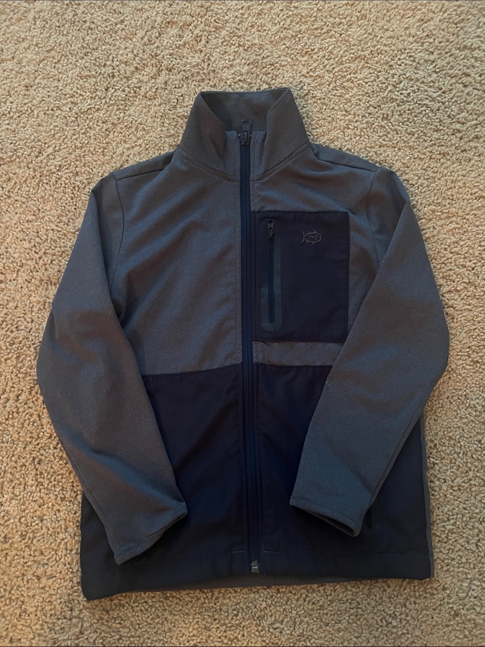 Southern Tide Two-Tone Blue & Navy Boys Jacket